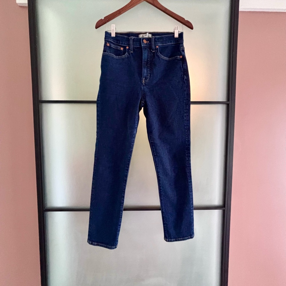 Madewell the perfect vintage jean in dark denim size 27